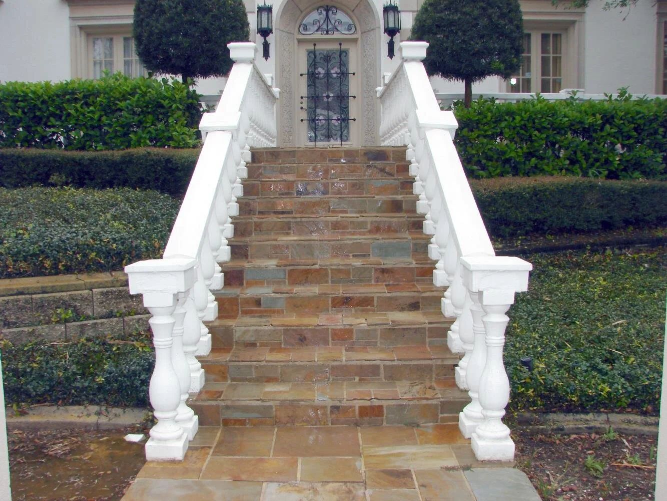 Clean sidewalk after pressure washing in Belleair